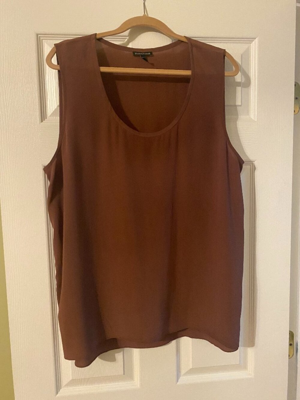 Eileen Fisher Dusty Rose Silk Shell